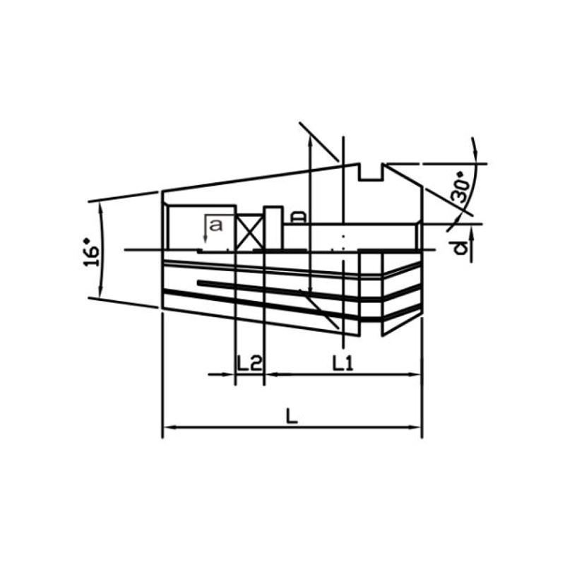  Collet de taraudage rigide ETP